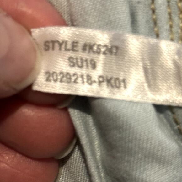 J. Crew Mercantile Women Size 32 Cutoff Denim Stretch Raw Hem Jean Shorts - Picture 8 of 8